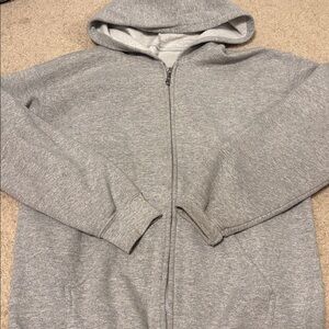 Gildan Gray Zip-Up Hoodie